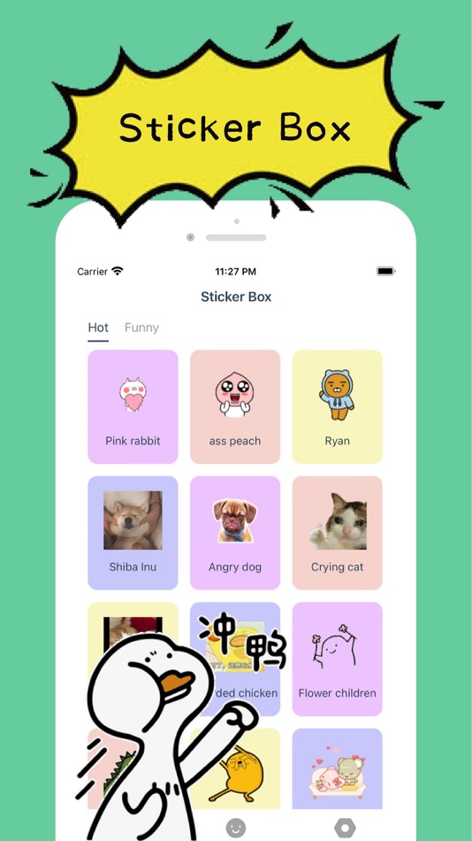 #1. Sticker Box - Sticker Maker (iOS) 由: 小娜 彭