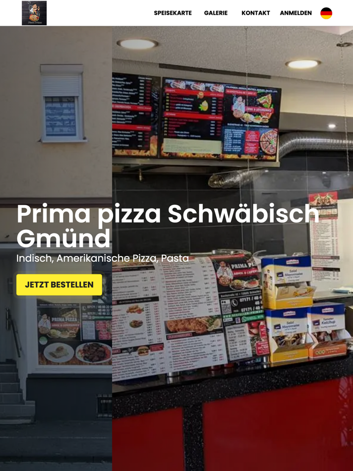 Prima pizza Schwäbisch