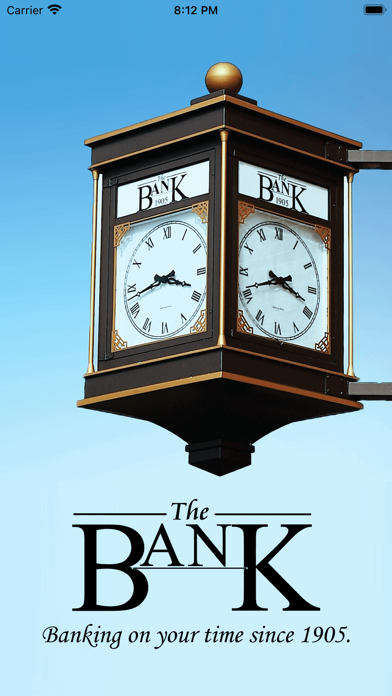 The Bank 1905 Mobile Banking Screenshot