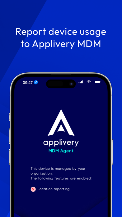 Applivery MDM Agent Screenshot