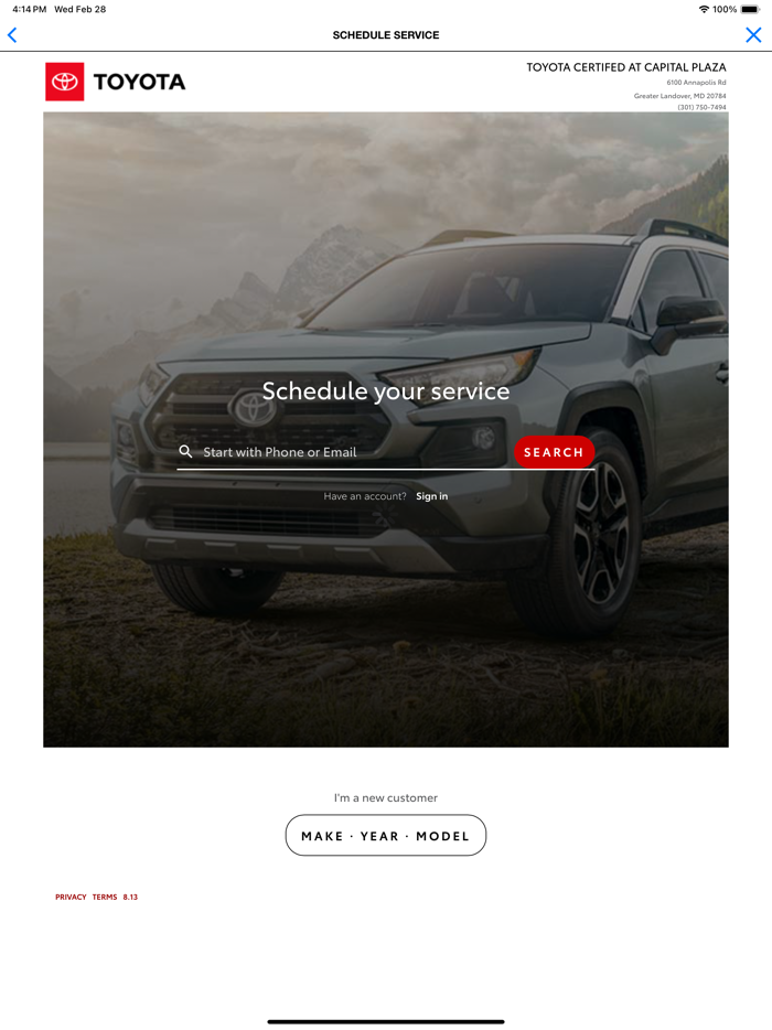 Toyota Certified Capital Plaza