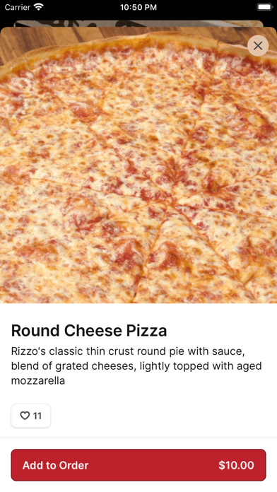 Rizzo's Pizza Screenshot