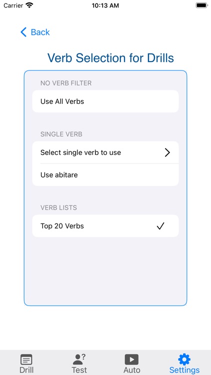 Verbi - Italian Verb Trainer screenshot-4