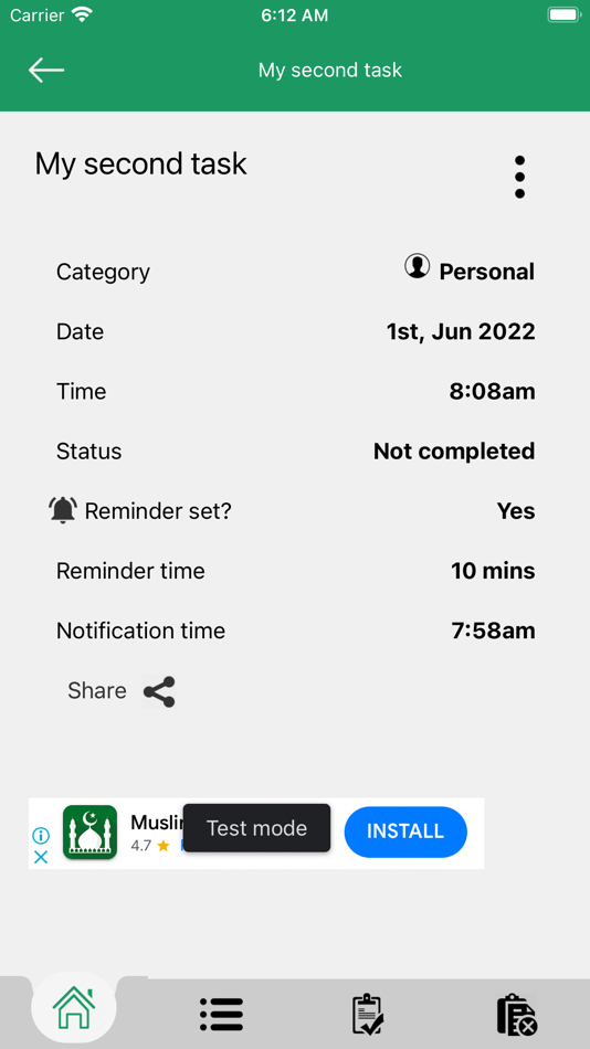 #6. Just Task Manager (iOS) Podle: Afamefuna Nnaji