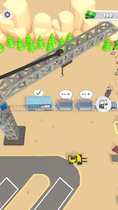 Cargo Train Station 3D Screenshot