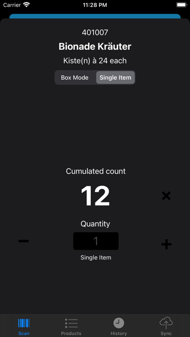 COMPESO Mobile Stock Count Screenshot