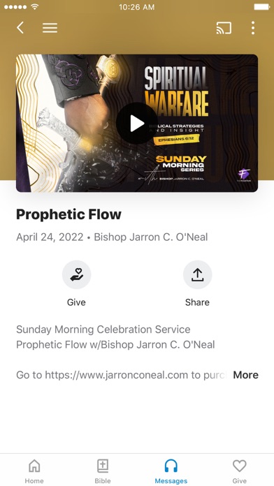 The Fountain Church App Screenshot