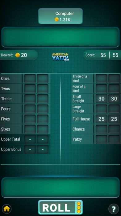 Yatzy Game Dice Offline Screenshot