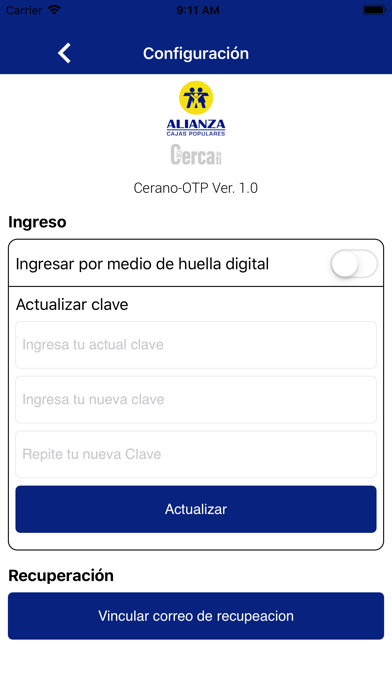 ALIANZA Token-Cerano Screenshot