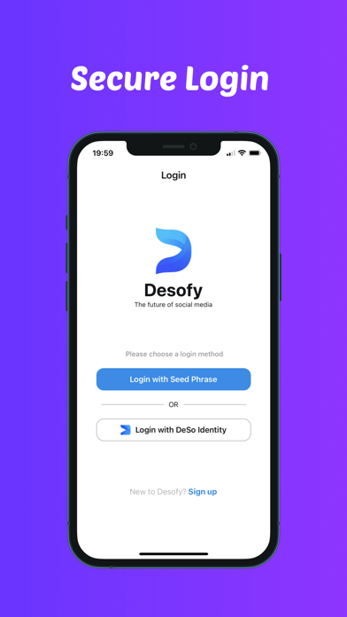 Desofy: Future of Social Media Screenshot