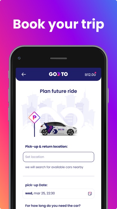 GoTo (CAR2GO) Shared Mobility Screenshot
