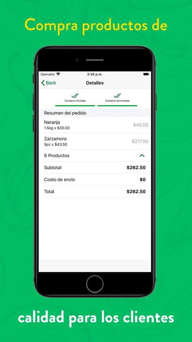 Tu Huerto Shopper Screenshot