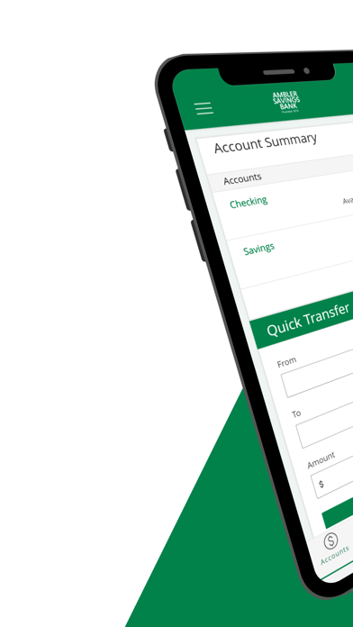 Ambler Savings Bank Mobile App Screenshot