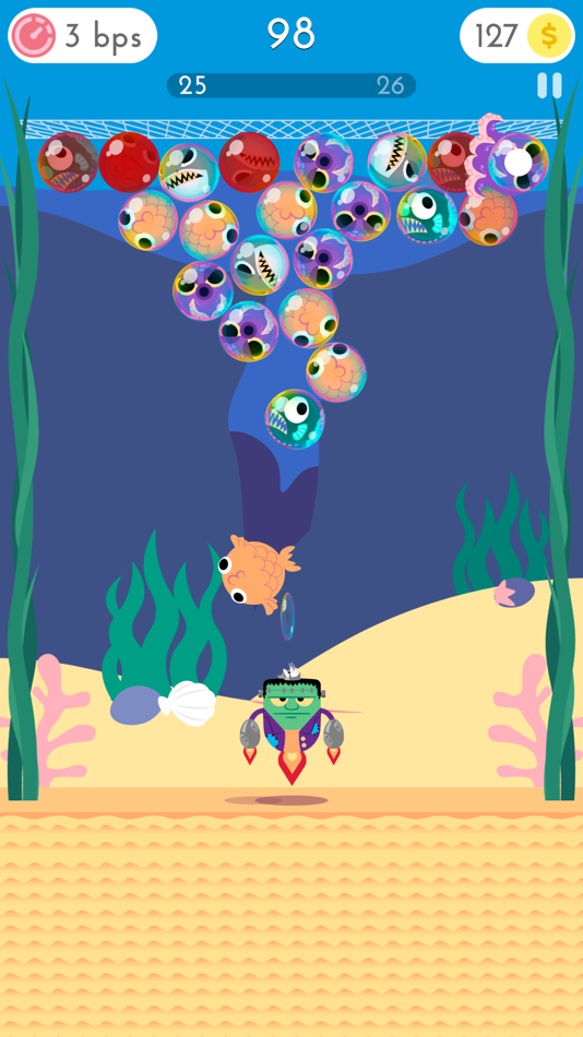 #5. Bubble Shooting Robots (iOS) Podle: Baviux Apps & Games SL.