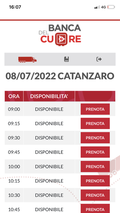 Banca del cuore Screenshot