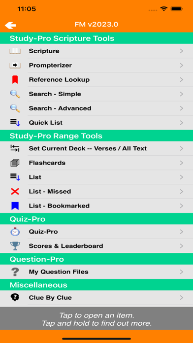 Bible Quizzer Screenshot