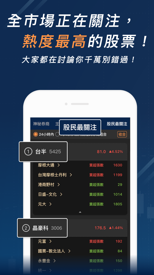 #8. 股市分點K線 - 幫你找到低買高賣的關鍵券商 (iOS) By: CMoney