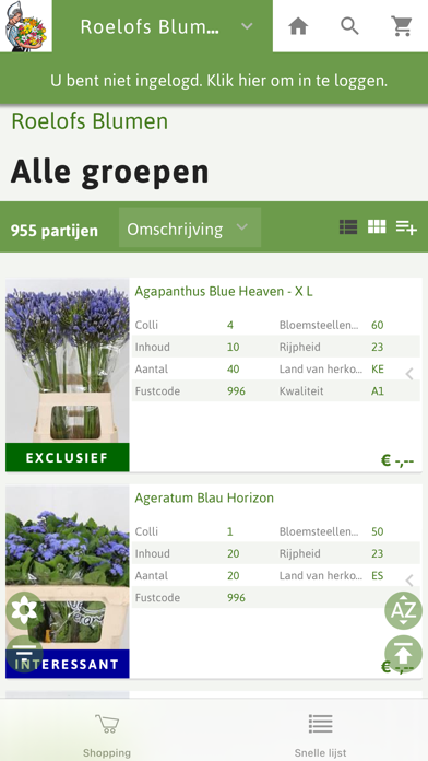 Roelofs Blumen Screenshot
