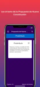 Descubre la Nueva Constitución screenshot #1 for iPhone