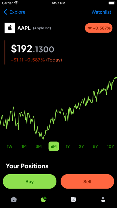 Stock Market Simulator Game Screenshot