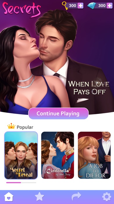 Secrets: Romance Choises Screenshot