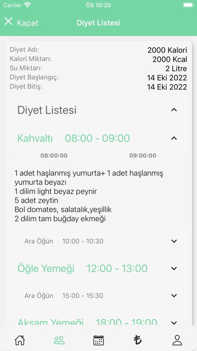 WellnessBook Screenshot