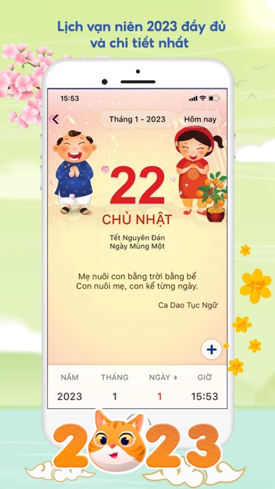 Screenshot #1 pour Lịch Vạn Niên 2023