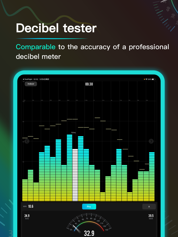 Screenshot #4 pour Decibel Meter-measure db level