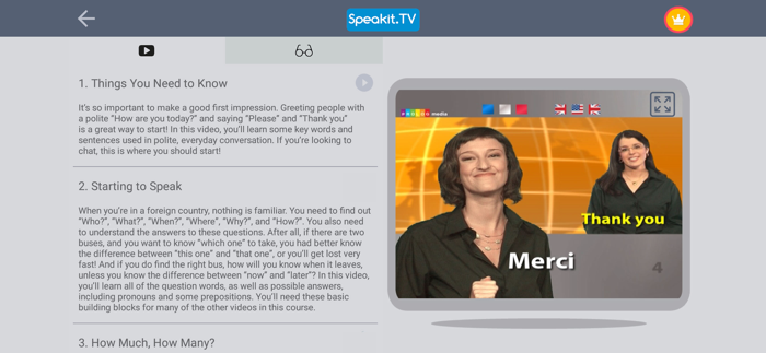 French  by Speakit.tv