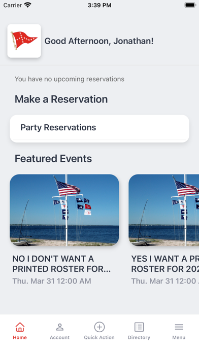 Sayville Yacht Club Screenshot