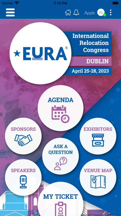 EuRA Dublin 2023 Screenshot