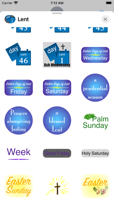 days of Lent Screenshot