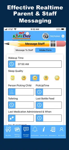 Game screenshot myKidzDay Parent-Childcare App apk