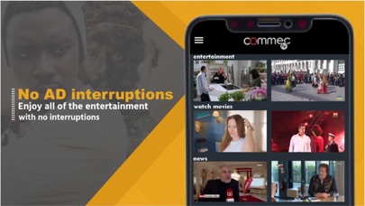 Commec TV - Live Streaming TV Screenshot