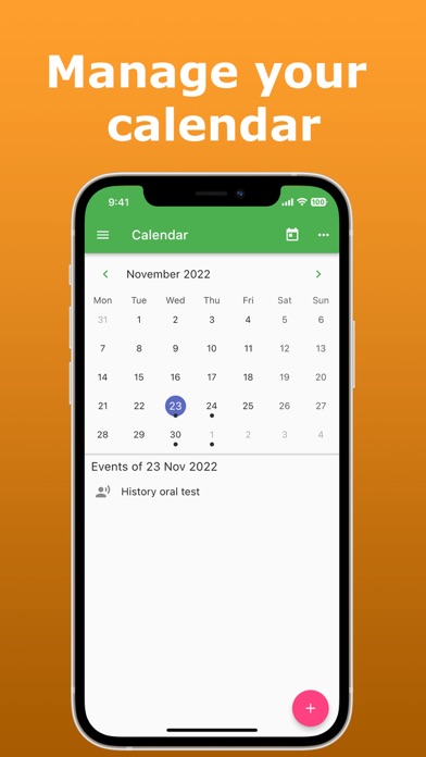 School planner (Diary) Screenshot