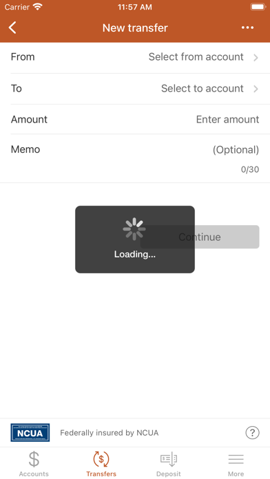 WestEdge Mobile Banking App Screenshot