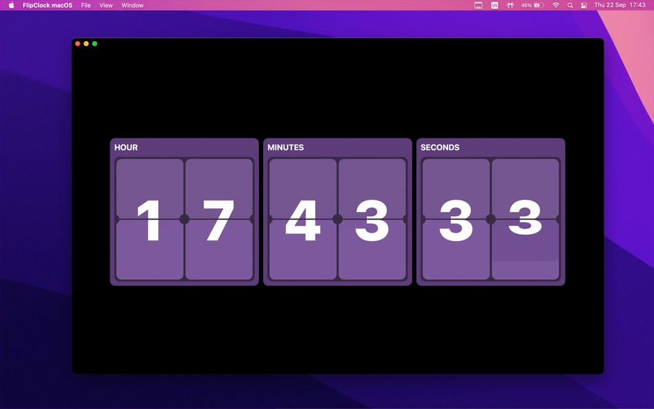 #2. FlipClock: Watch Screensaver (macOS) 由: Vladislav Kovalyov