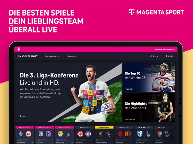 MagentaSport im App Store