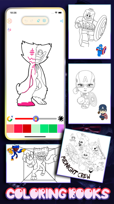 Freddy Coloring Book Screenshot