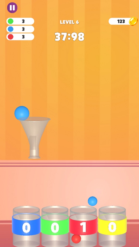 #4. Jelly Ball Sort (iOS) 由: Core Game Studio
