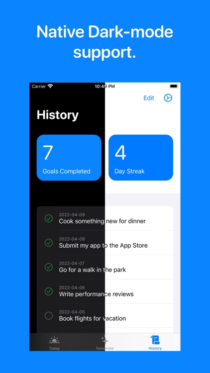 Goalie - One Daily Goal