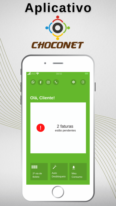 Cliente Choconet Screenshot