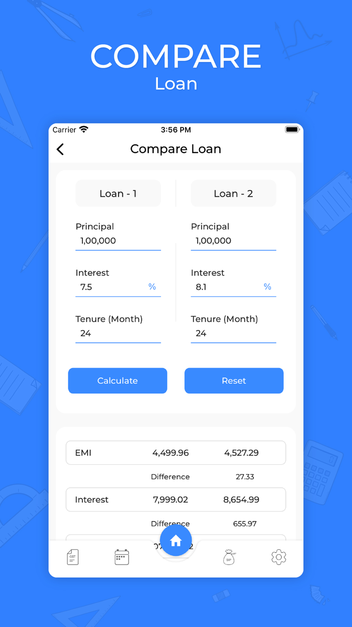 EMI Calculator - GST SIP Age