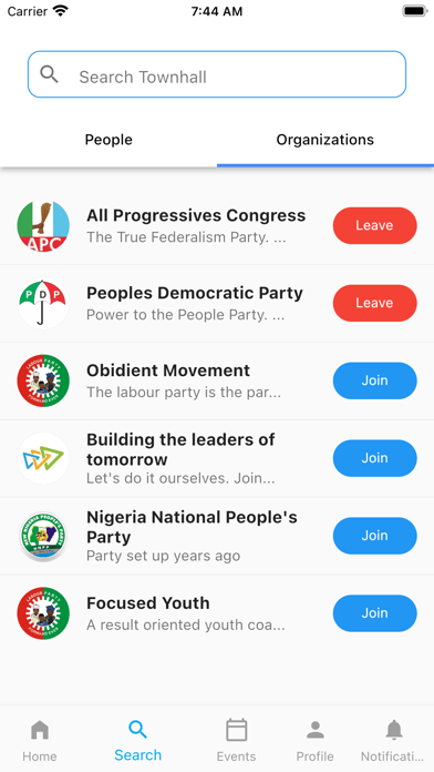 Townhall Screenshot