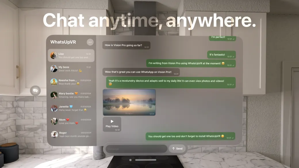 WhatsUpVR for WhatsApp screenshot 2