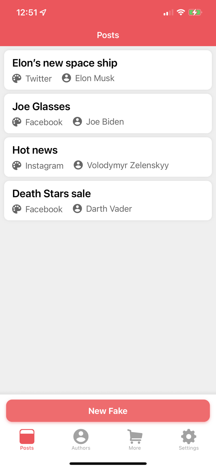 Faker 5 - Fake Social Posts