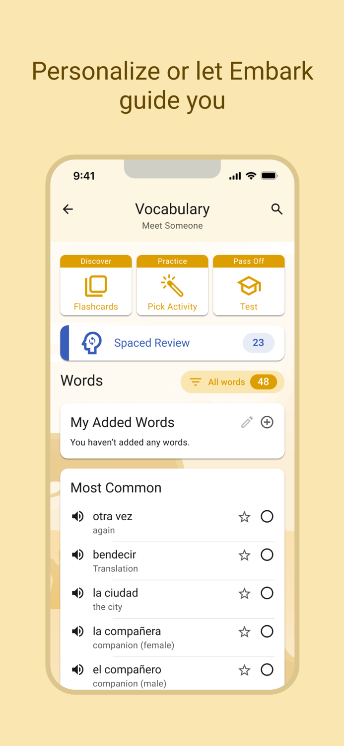 TALL Embark-Language Learning