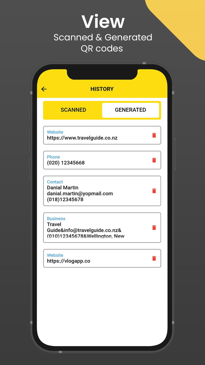 QR Code Scanner Generator