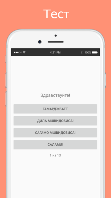 Русско-грузинский разговорник Screenshot