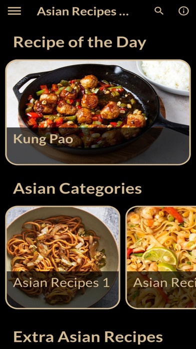 Asian Recipes Plus Screenshot